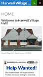 Mobile Screenshot of harwellvillagehall.co.uk
